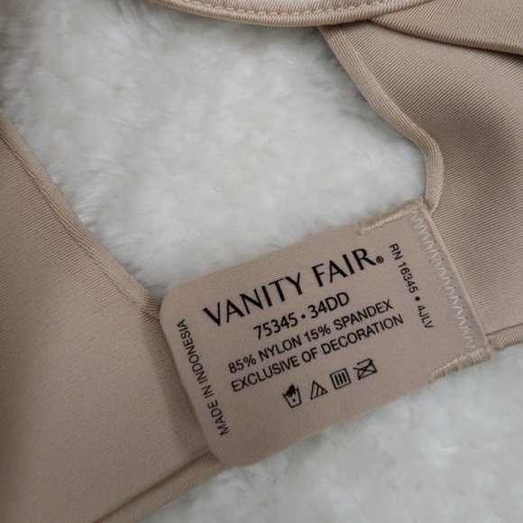 🎁 Vanity Fair Beauty Back Full Coverage Underwire Smoothing 75345 Bra 2-Pack - Picture 10 of 10